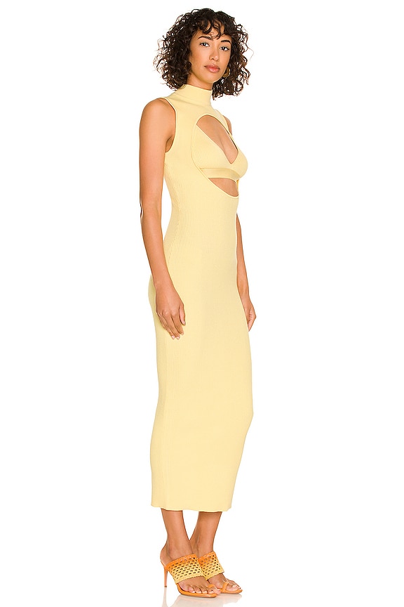 view 2 of 3 Darey Knit Dress Set in Pale Banana