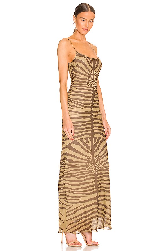 view 2 of 3 Zebra Scarlette Dress in Lark & Bison Multi