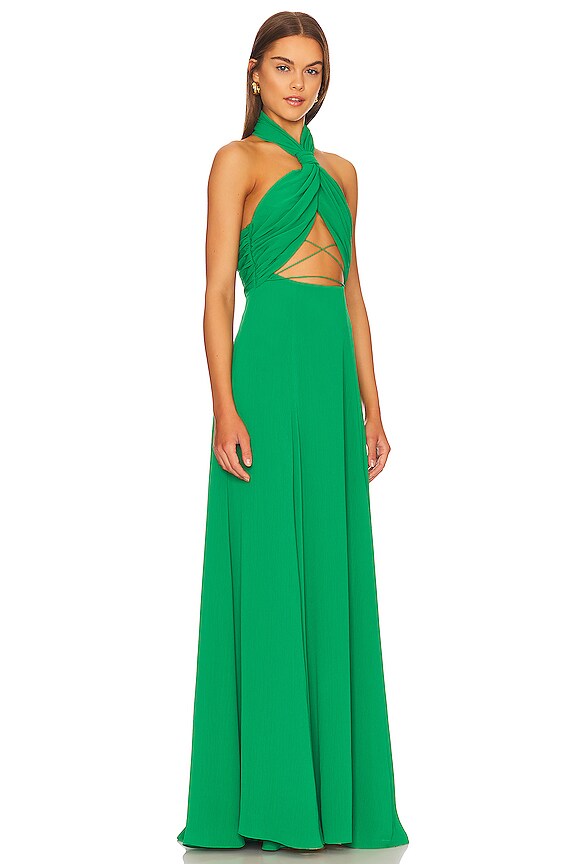 view 2 of 3 ВЕЧЕРНЕЕ ПЛАТЬЕ MONA in Green