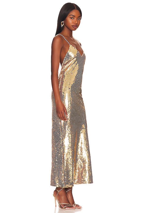 view 2 of 4 Shelly Dress in Gold