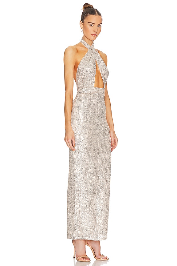 view 2 of 4 ROBE ZACK in Mini Sequins Champagne