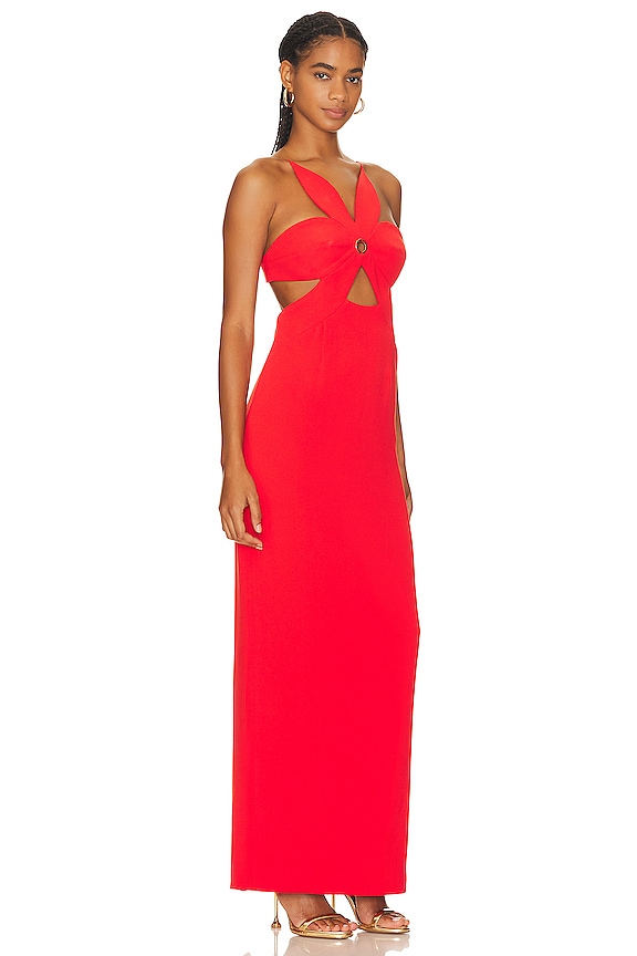 view 2 of 3 Raiza Dress in Tomato