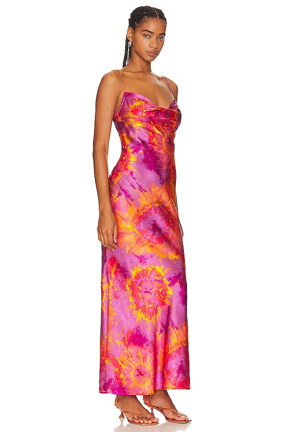 view 2 of 3 ПЛАТЬЕ CAPRI in Tie Dye Pink