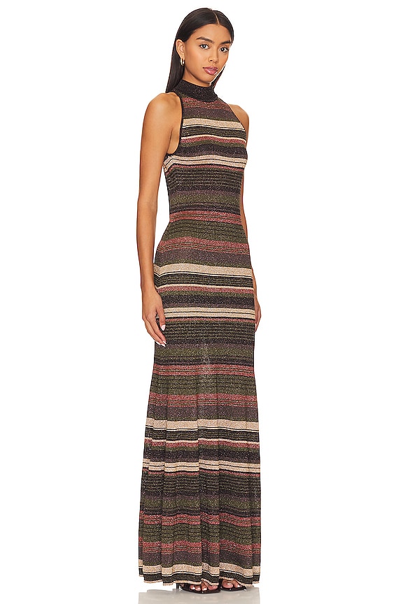 view 2 of 4 ARLO ドレス in Forest & Brown