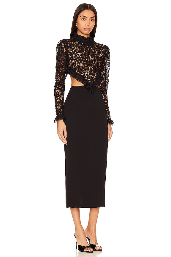 view 2 of 3 Milly Dress in Jet Black