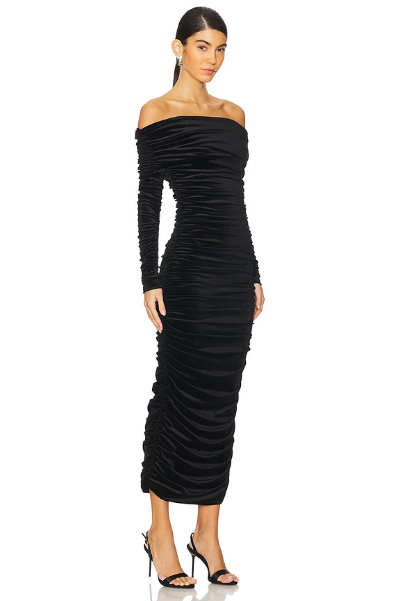 view 2 of 3 ROBE VARONICA in Black