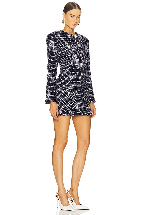 view 2 of 4 Gisele Dress in Navy & White