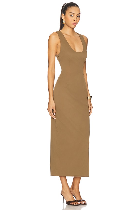 view 2 of 3 МАКСИ ПЛАТЬЕ TILLY in Military Green