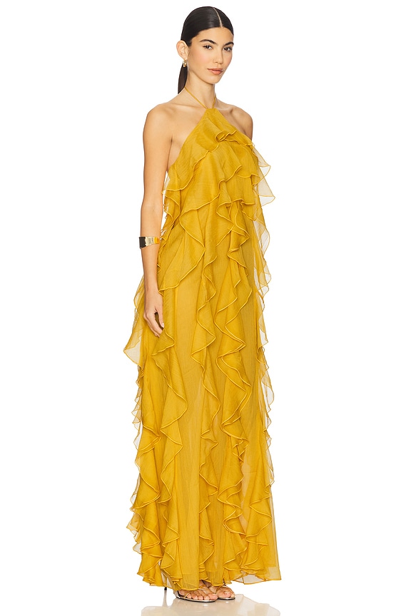 view 2 of 3 Liora Dress in Goldenrod