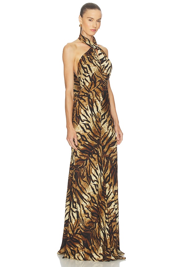 view 2 of 3 Affina Dress in Tigers Eye
