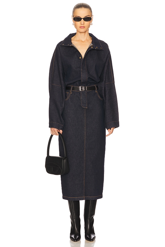 view 2 of 4 VESTIDO SEBASTIAN in Dark Wash