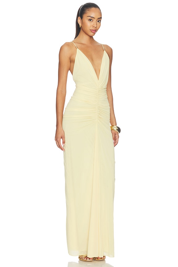 view 2 of 3 Anya Dress in Banana