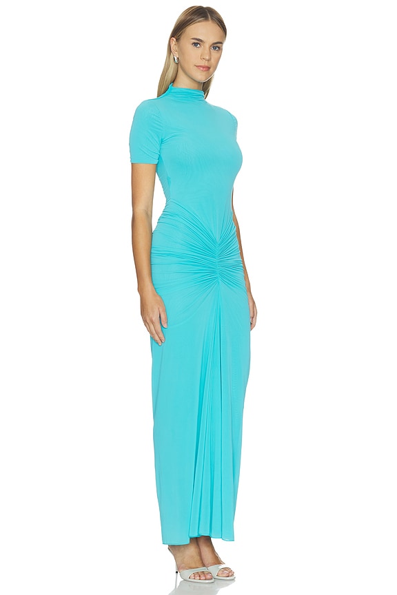 view 2 of 3 VESTIDO MIDI ENID in Ocean