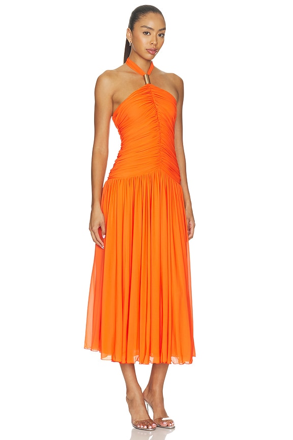 view 2 of 3 VESTIDO MIDI WRENLEY in Clementine