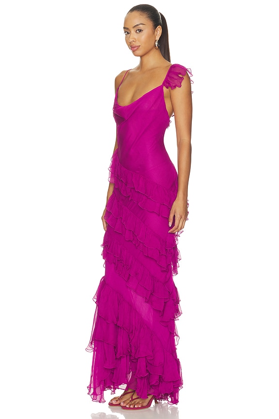 view 2 of 3 Deon Dress in Rouge