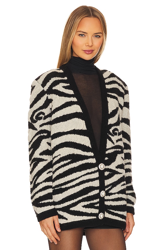 view 2 of 5 Blair Cardigan in Zebra Multi