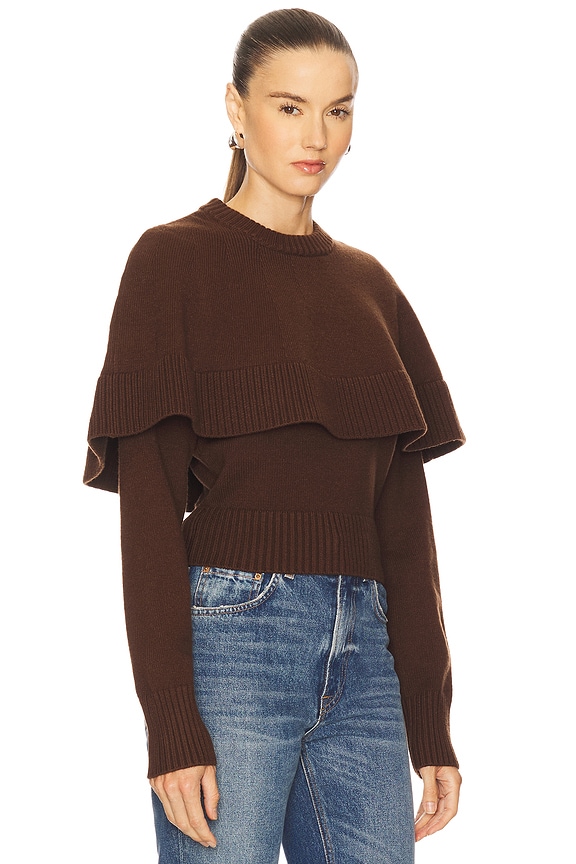 view 2 of 4 Evian Knit Top in Brown