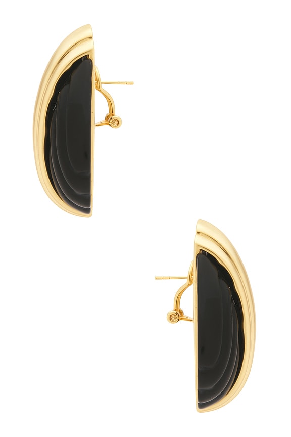 view 2 of 2 BISUTERÍA ASTER in Gold & Onyx