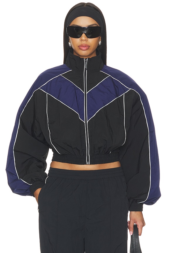view 2 of 5 CAZADORA BRENTON in Black & Navy