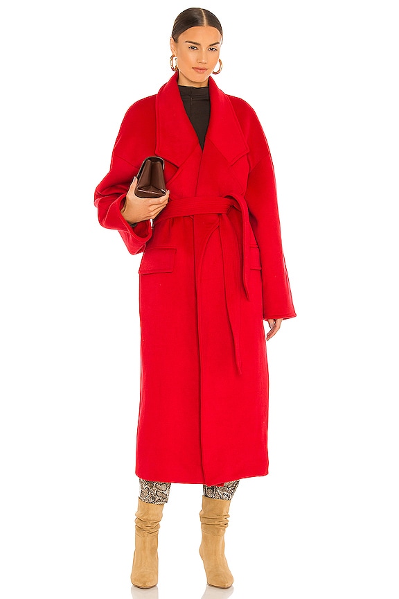 view 2 of 4 ABRIGO CLAIRE in Scarlet