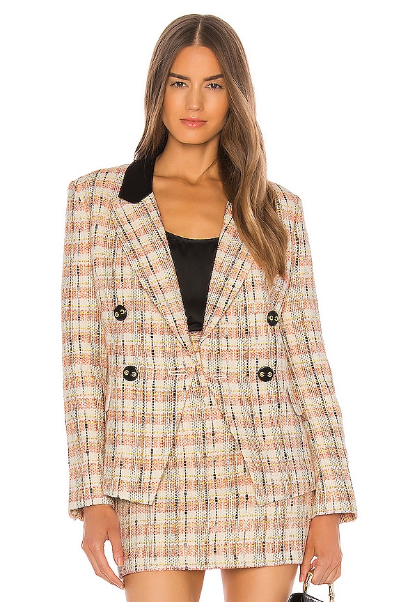 Ronny Kobo Jana Blazer in Blaze Multi | REVOLVE