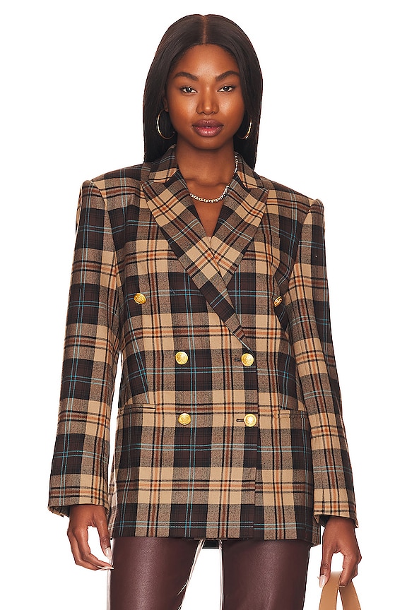 view 2 of 5 VESTE POPPY in Brown Combo