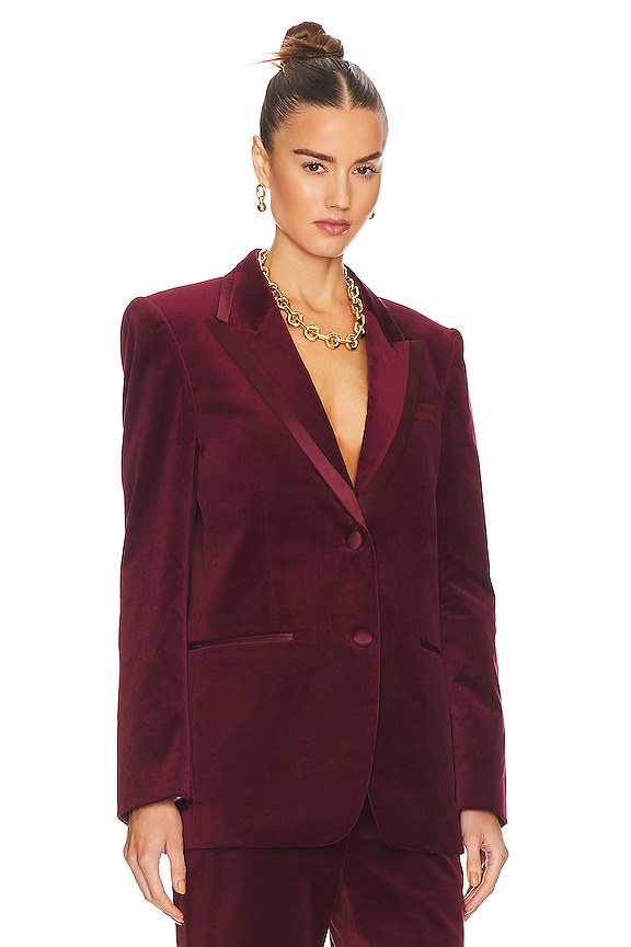 view 2 of 4 Bianca Blazer in Merlot