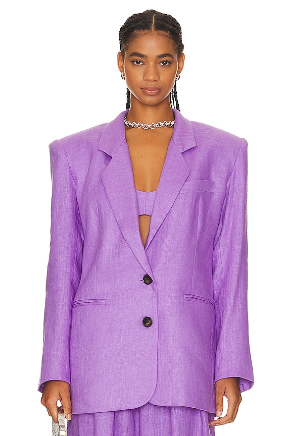view 2 of 5 Klover Blazer in Ultra Purple