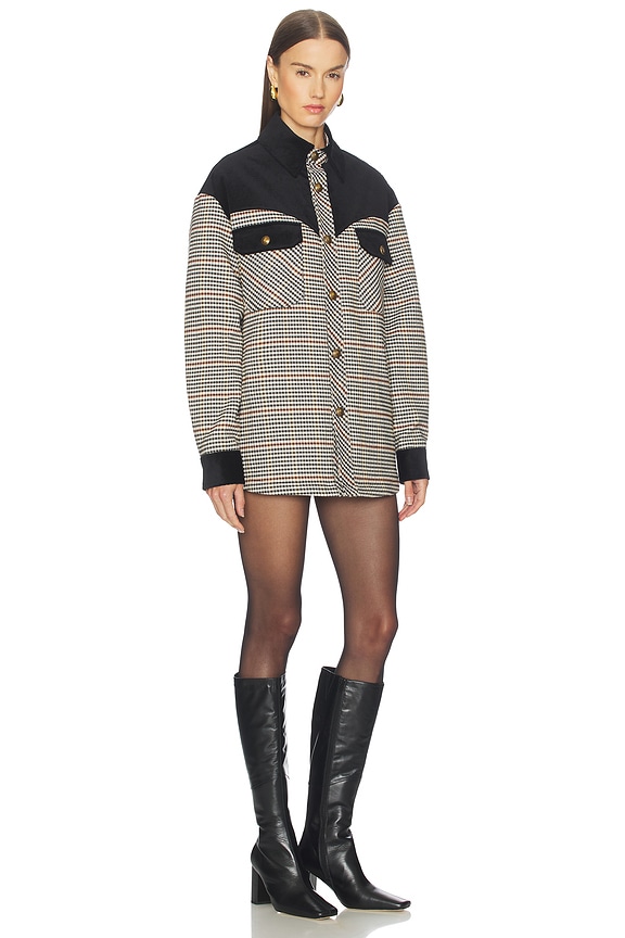 view 2 of 4 Rachael Jacket in Black & White Multi