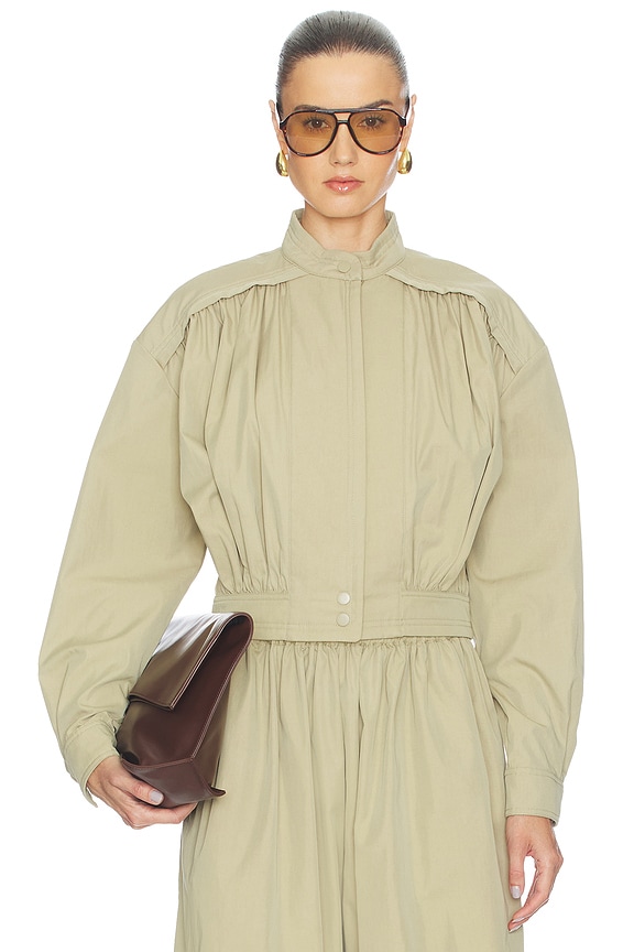 view 2 of 5 ARIAH 자켓 in Vintage Green