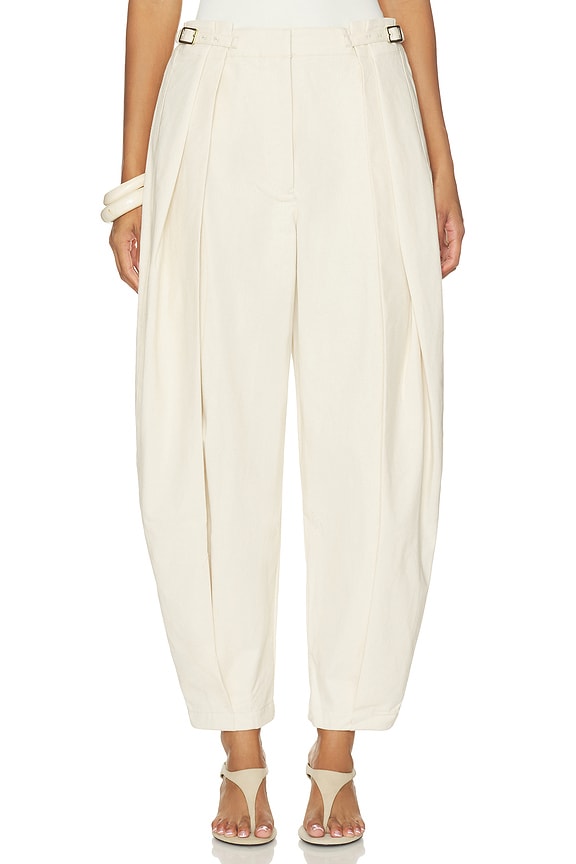view 2 of 7 PANTALON JOGGER DEVI in Ivory