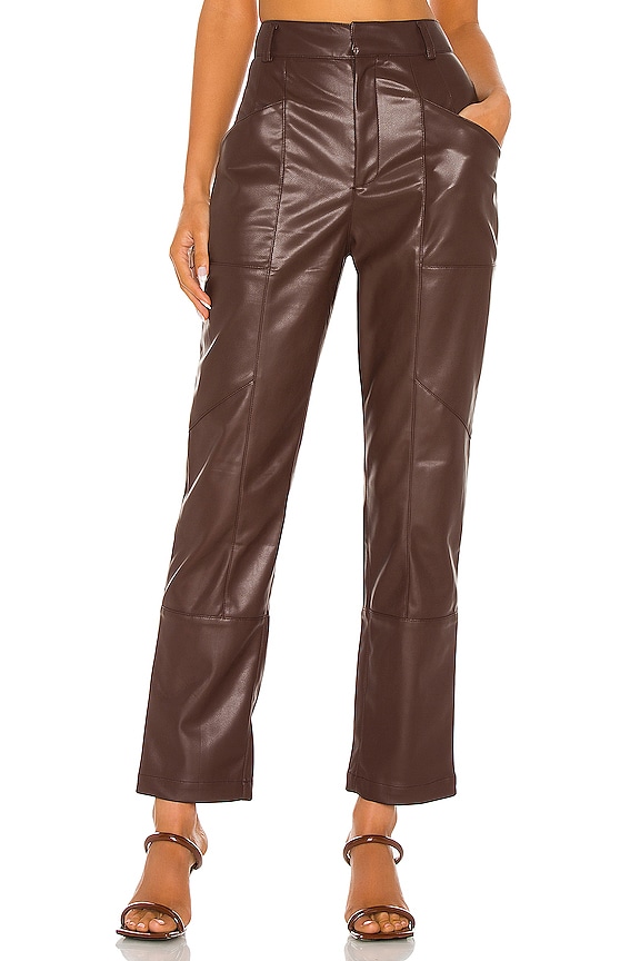view 1 of 4 PANTALONES KATIE in Deep Mahogany