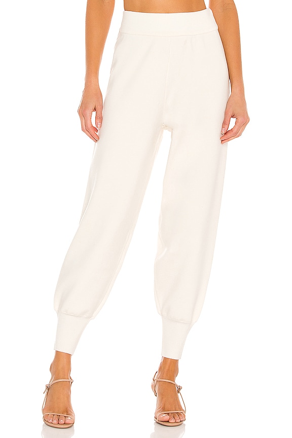 view 1 of 4 Jovita Knit Jogger Pant in Eggshell