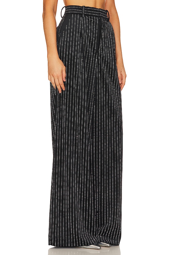 view 2 of 5 PANTALON BRINKLEY in Jet Black & Silver