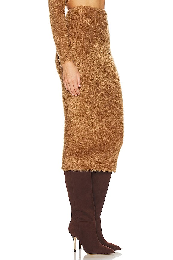 view 2 of 4 Faber Knit Skirt in Camel