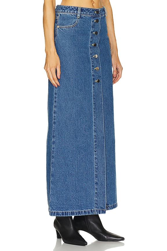 view 2 of 4 Makena Skirt in Indigo Wash