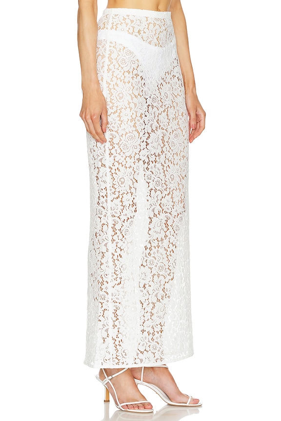 view 2 of 4 FALDA CRETE in White