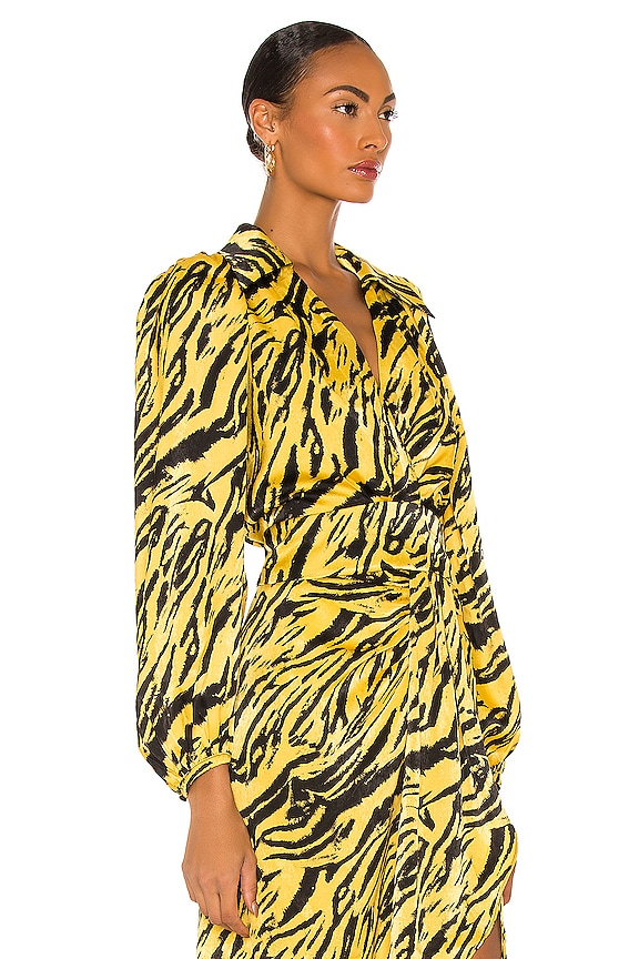 view 2 of 4 BLUSA HARLOW in Marigold Multi