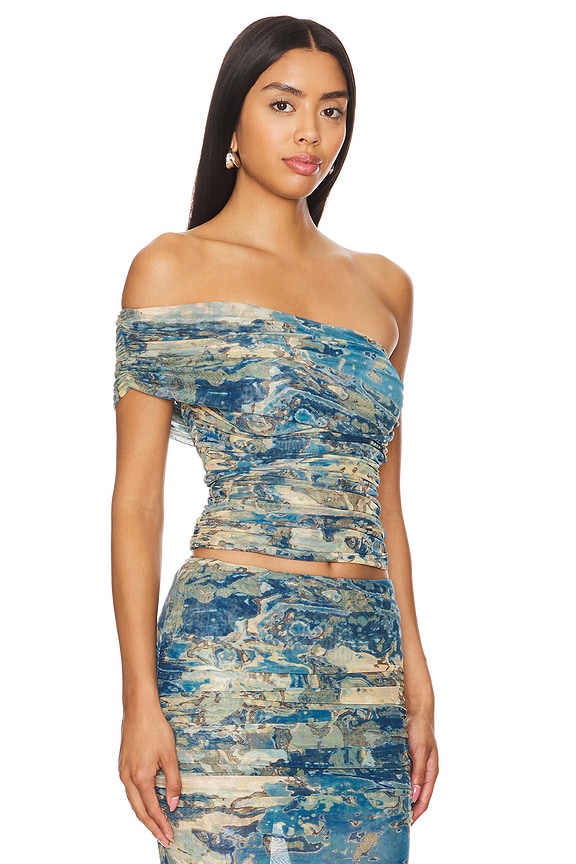 view 2 of 4 x REVOLVE Verna Top in Moss Watercolor