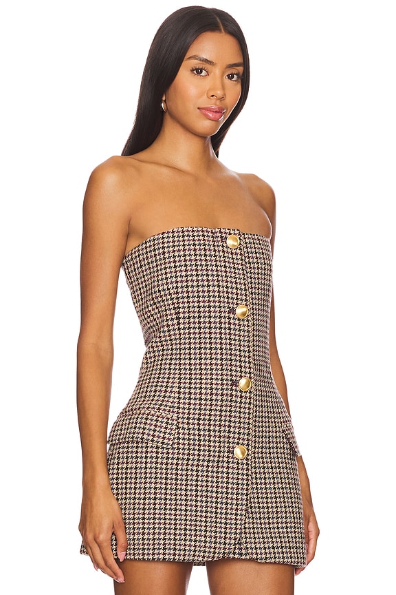 view 2 of 5 SPENCER 블레이져 탑 in Oxblood Multi