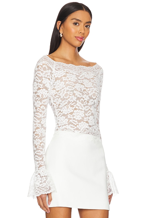 view 2 of 4 Maribeth Top in Ivory