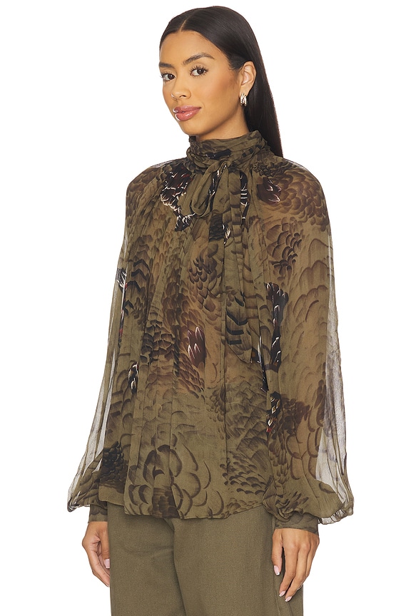 view 2 of 4 Zenia Top in Jade Camo