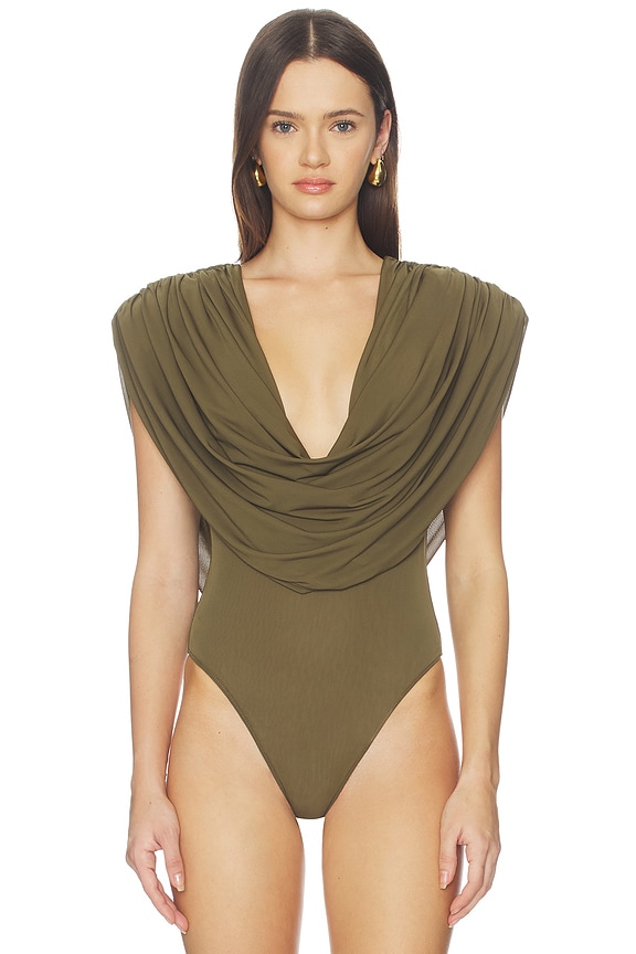 view 2 of 5 Cindi Bodysuit in Burnt Olive