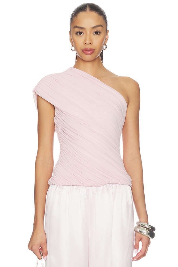 view 1 of 5 Camina Top in Icy Pink
