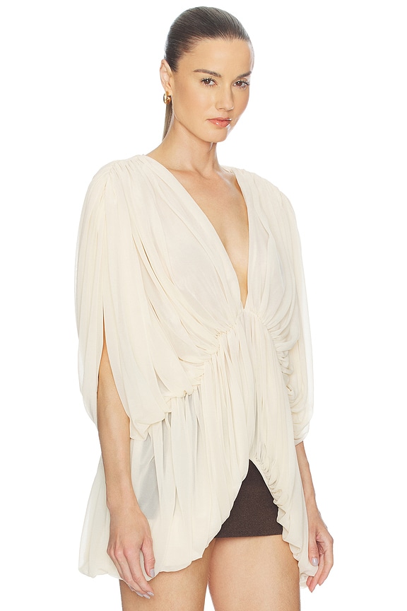 view 2 of 4 Lenore Top in Ivory