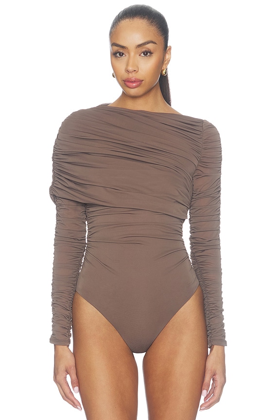 view 2 of 6 Zarina Bodysuit in Lentil