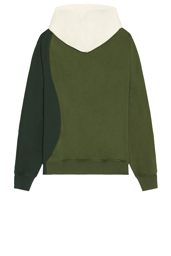 view 2 of 3 R Collegiate Sewn Hoodie in Green