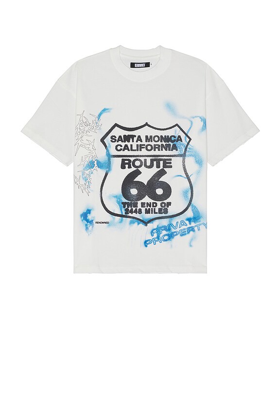 Cool Distressed Route 66 America's Highway T-Shirt – Unisex Crewneck Tee For Men & Women – Brisco Brands