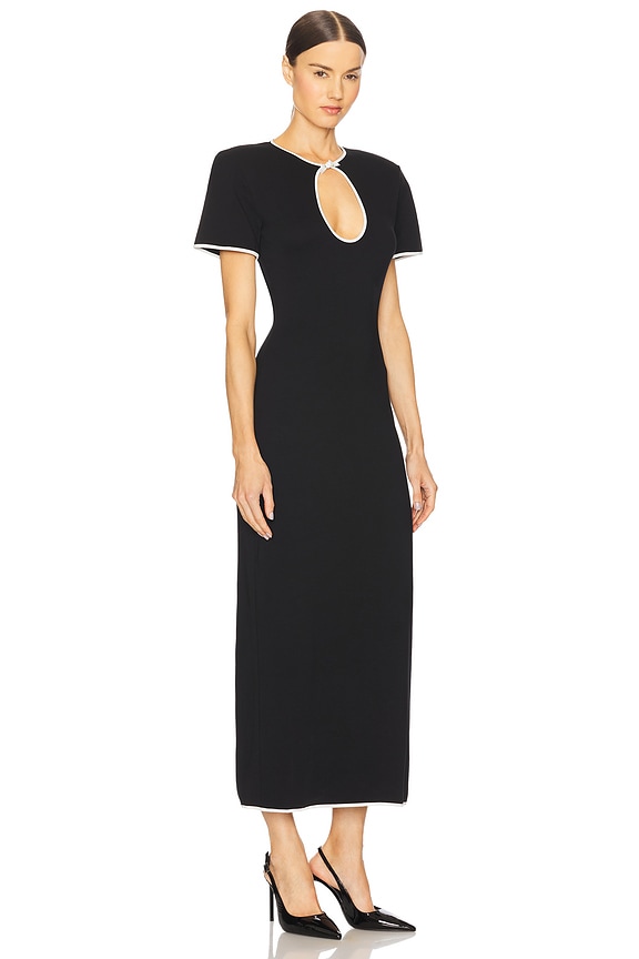 view 2 of 3 Cut Out Maxi Dress in Black