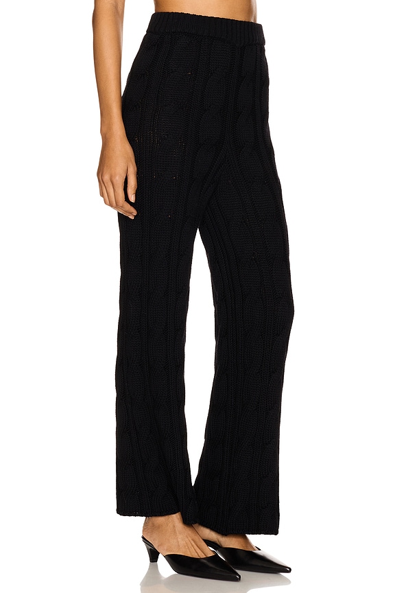 view 2 of 6 Knit Pant in Black & White